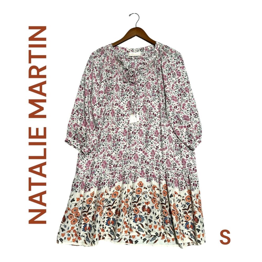 Natalie Martin Floral Maxi Dress - Pink and Orange